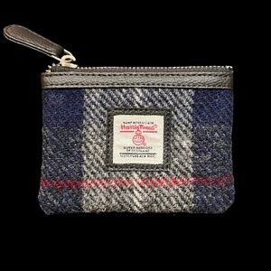 Maccessori Harris Tweed 100% Wool Mini Zipper Pouch NWOT